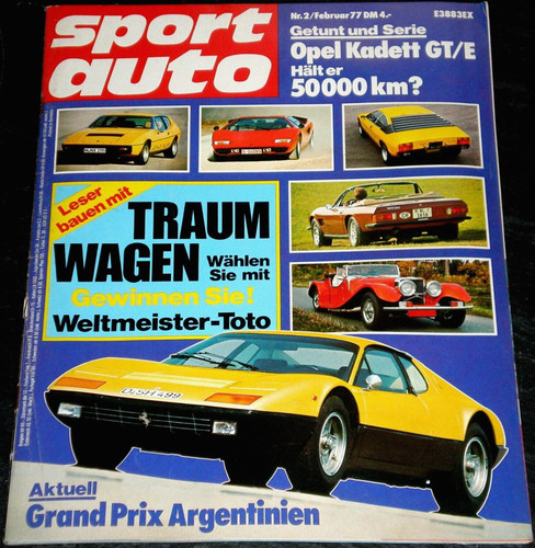 Sport auto opel - auto, 02/77