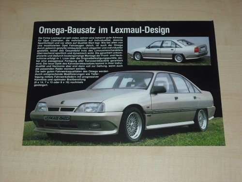 40766 opel omega lexmaul - omega, a