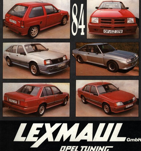 Prospekt tuning lexmaul opel - tuning,