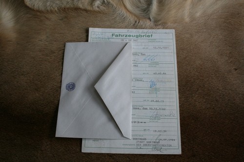 Fahrzeugbrief opel kadett - opel, c