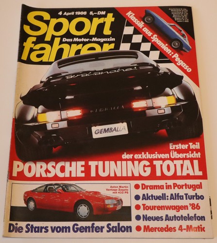 Sportfahrer 1986 porsche - 4/1986,