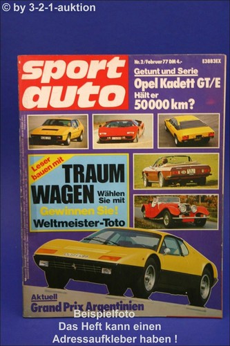 Sport auto opel kadett - sport,