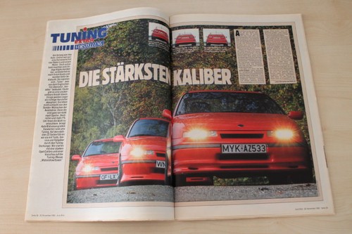 Auto bild 1990 opel calibra - opel,